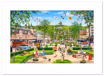 Poster Huskvarna 70 x 50 cm