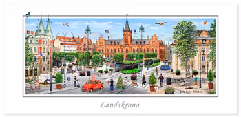 Vykort Landskrona