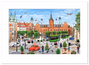 Poster Landskrona 70 x 50 cm