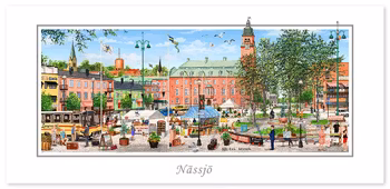 Vykort Nässjö