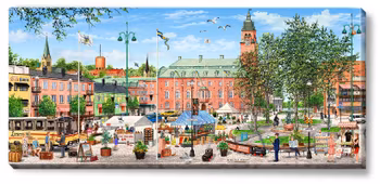 Canvas Nässjö 112 x 50 x 2,5 cm.