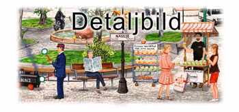 Canvas Nässjö 64 x 29 x 2 cm.