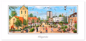 Vykort Höganäs