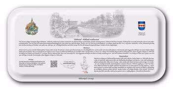 Bricka  Halmstad Nissastrand 32 x 15 cm