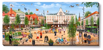 Canvas Eslöv 112 x 50 x 2,5 cm.