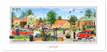 Vykort Sävsjö