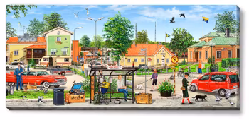 Canvas Sävsjö 112 x 50 x 2,5 cm.