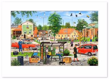 Poster Sävsjö 70 x 50 cm