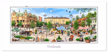 Vykort Vetlanda