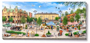 Canvas Vetlanda 112 x 50 x 2,5 cm.