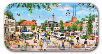 Bricka Växjö 43 x 22 cm