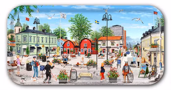Bricka Norrtälje 43 x 22 cm