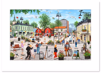 Poster Norrtälje 70 x 50 cm