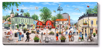 Canvas Norrtälje 112 x 50 x 2,5 cm.