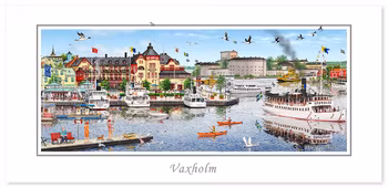 Vykort Vaxholm