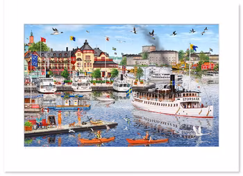 Poster Vaxholm 70 x 50 cm