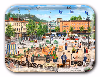 Bricka Karlskoga 27 x 20 cm