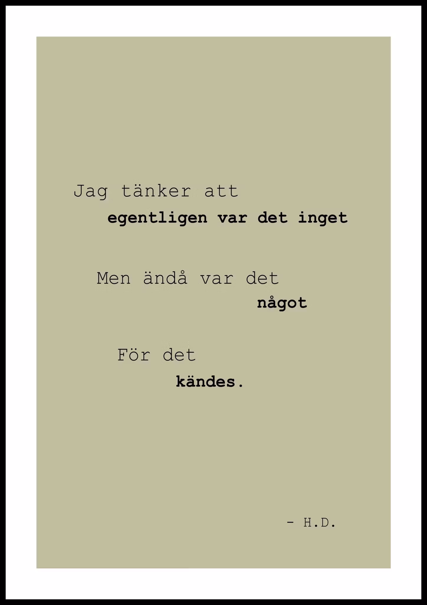 KÄNDES