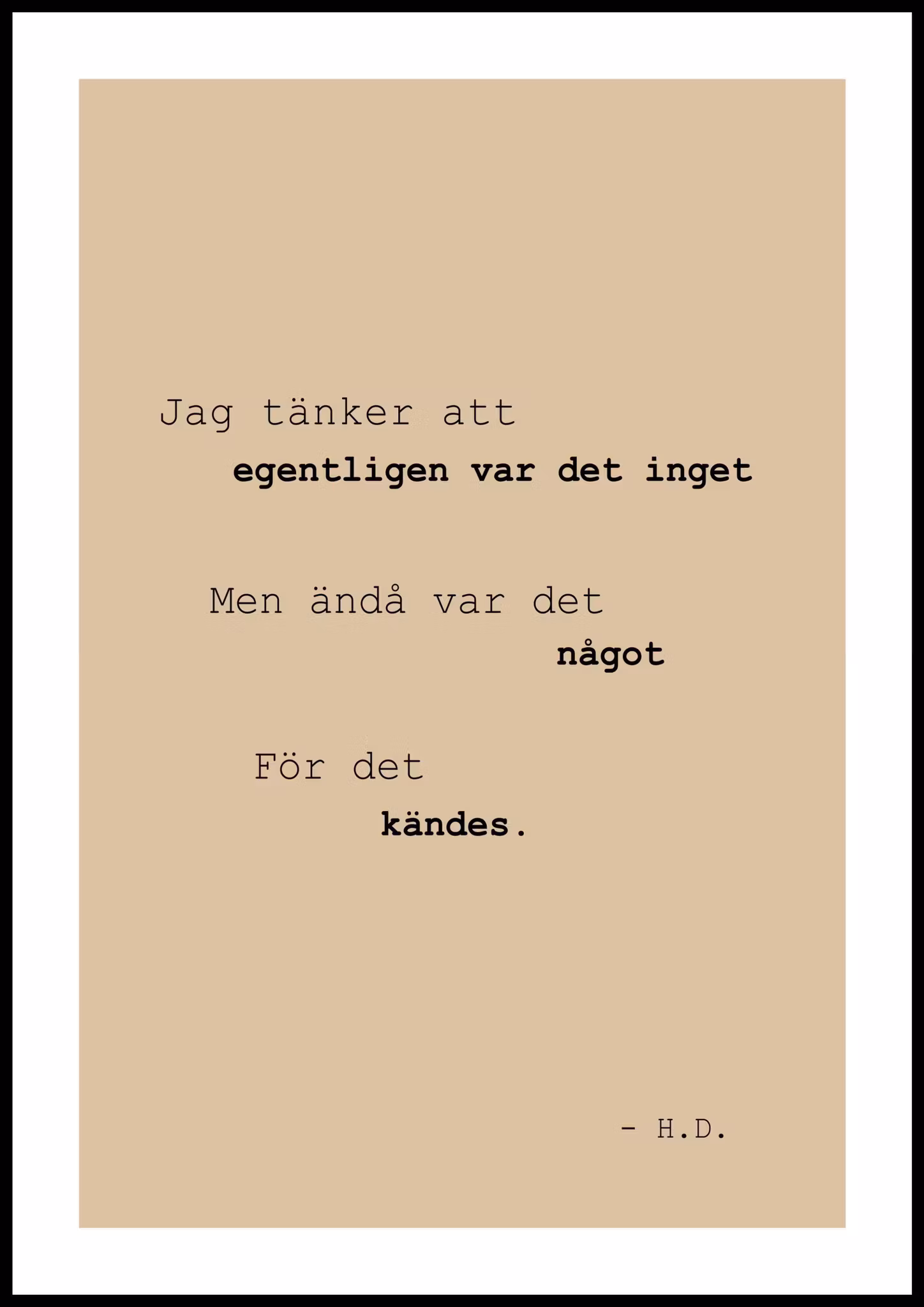 KÄNDES