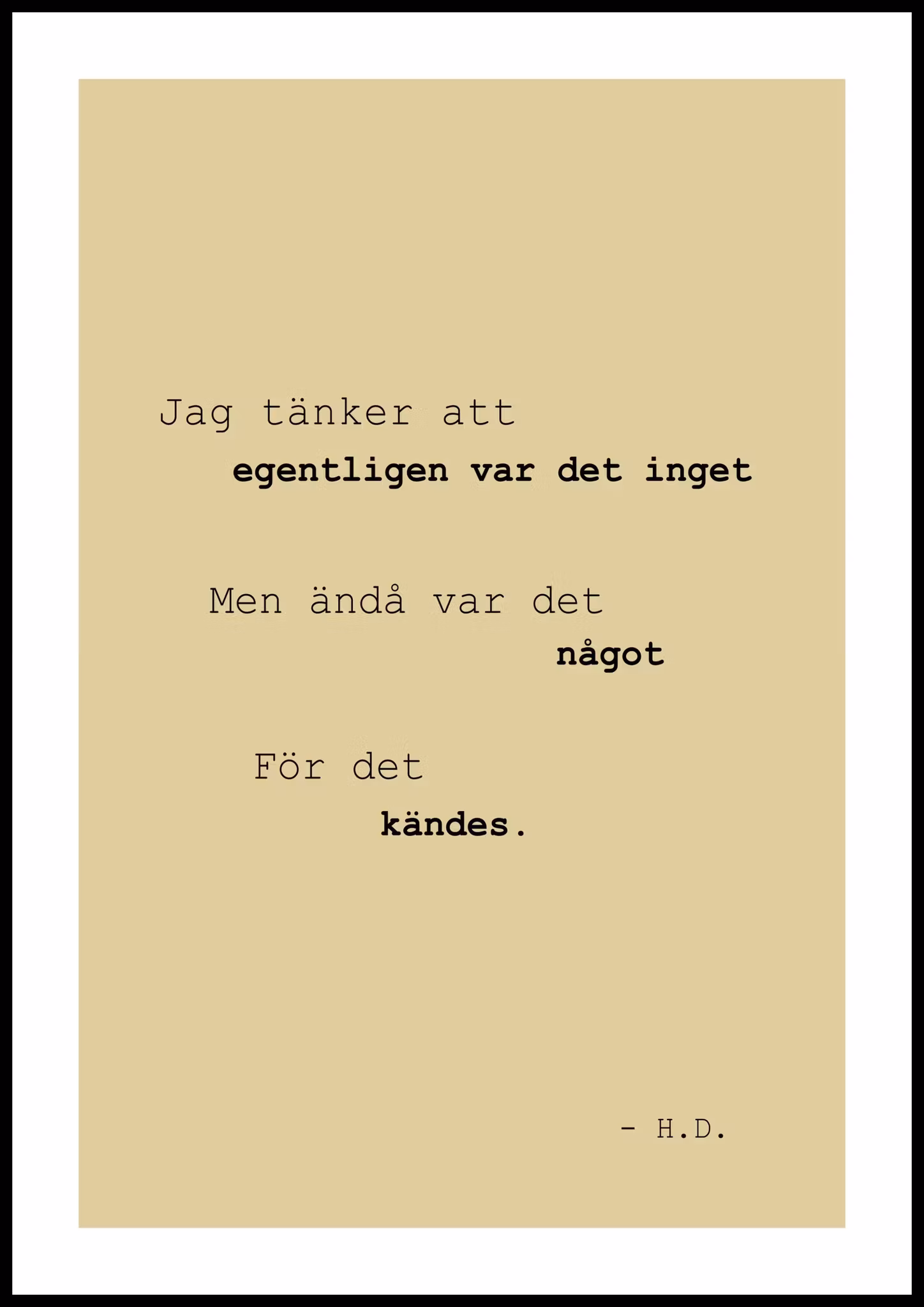 KÄNDES