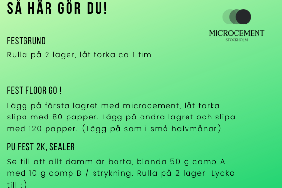 Testkit för ca:1 m2