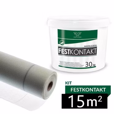 Kontakt primer och glasfiberväv (15 m2 Surface reinforcement set)