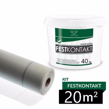 Kontakt primer och glasfiberväv (20 m2 Surface reinforcement set)