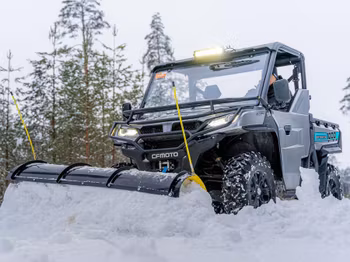 Sidomarkörer med antenner för plogbladet (1 par)