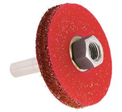 Stålborste 50x7mm med PVC-hål 3/8 + Adapter