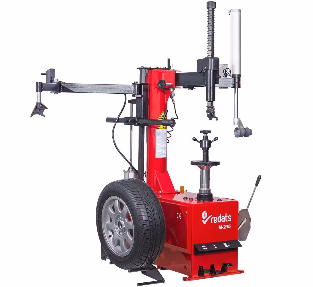 Däckmaskin halvautomatisk med en hiss RUN-FLAT arm REDATS M-215