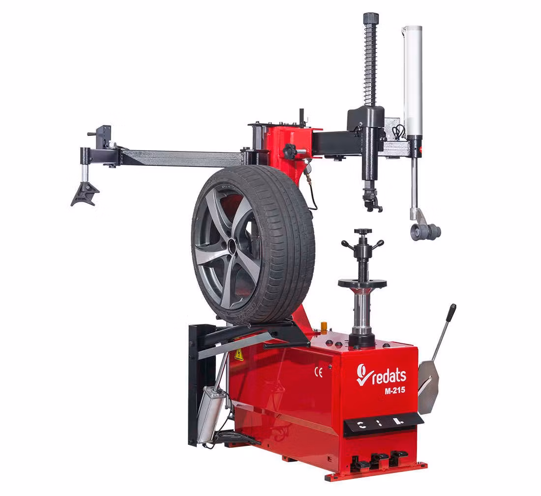 Däckmaskin halvautomatisk med en hiss RUN-FLAT arm REDATS M-215