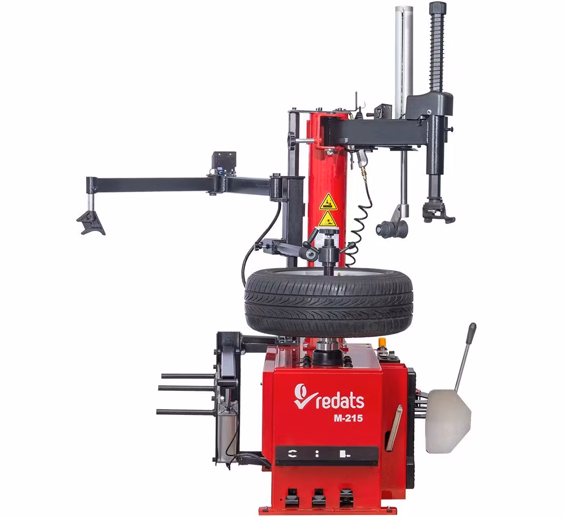 Däckmaskin halvautomatisk med en hiss RUN-FLAT arm REDATS M-215