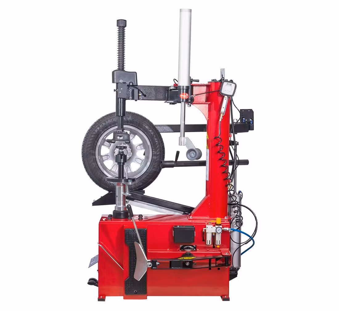 Däckmaskin halvautomatisk med en hiss RUN-FLAT arm REDATS M-215