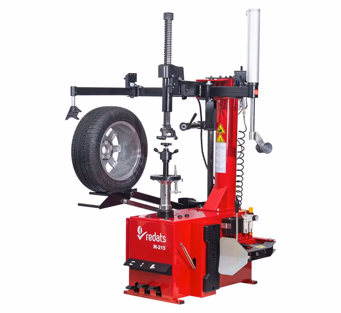 Däckmaskin halvautomatisk med en hiss RUN-FLAT arm REDATS M-215