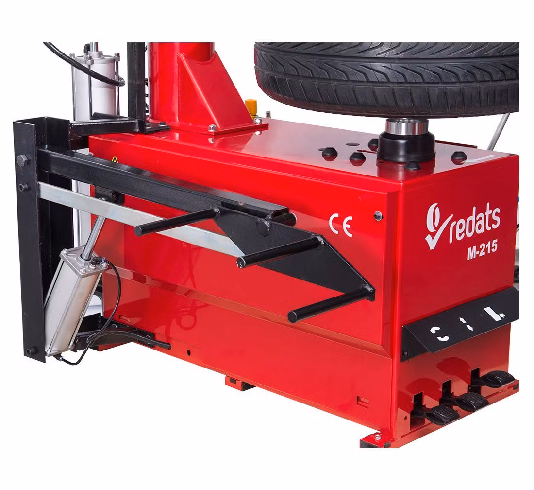 Däckmaskin halvautomatisk med en hiss RUN-FLAT arm REDATS M-215