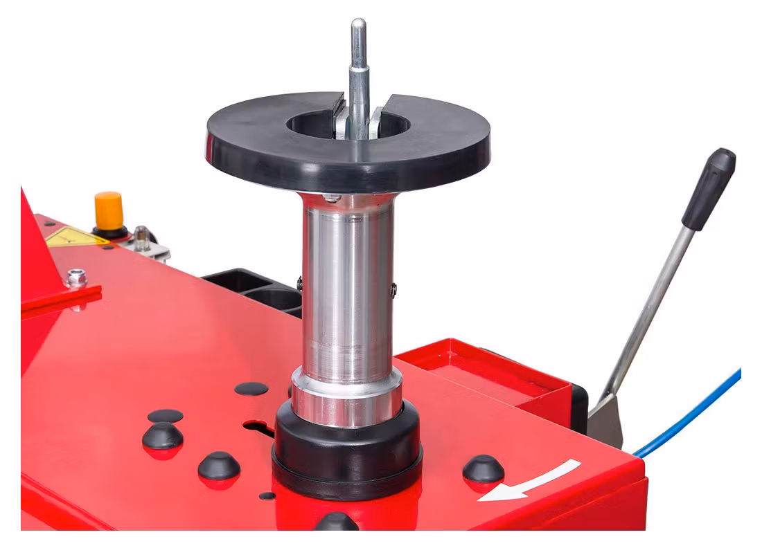 Däckmaskin halvautomatisk med en hiss RUN-FLAT arm REDATS M-215