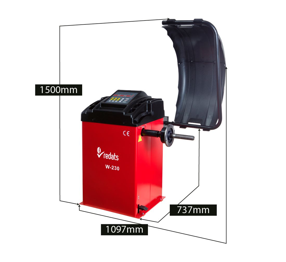 Balansmaskin REDATS W-230 med Laser