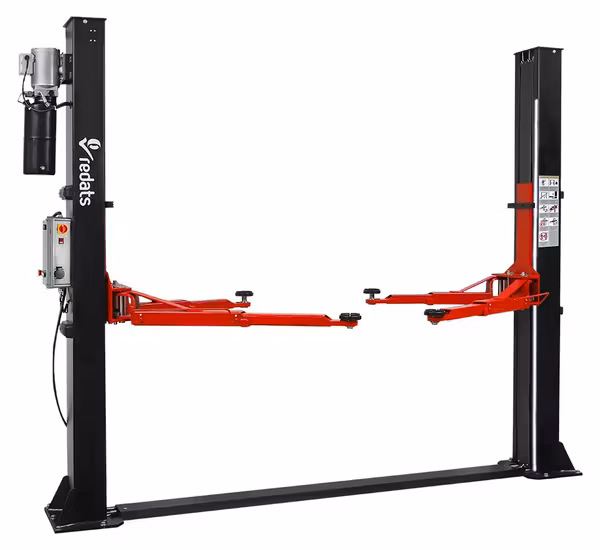 SUPERREA 2-Pelarlyft 4T - REDATS L-220 PRO - Automatisk med Belysning o 230v Uttag