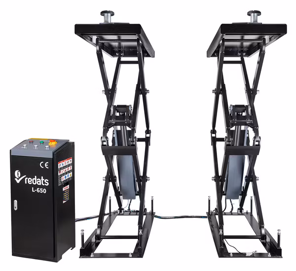 In-ground Höglyftande Saxlyft REDATS L-650f 230v 3500kg