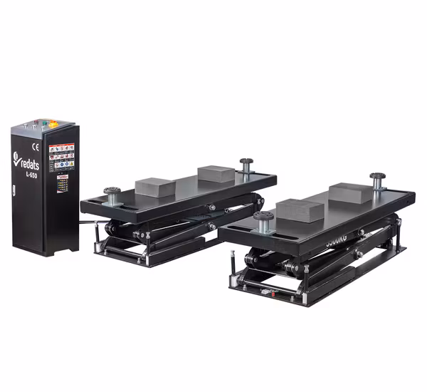 In-ground Höglyftande Saxlyft REDATS L-650f 230v 3500kg