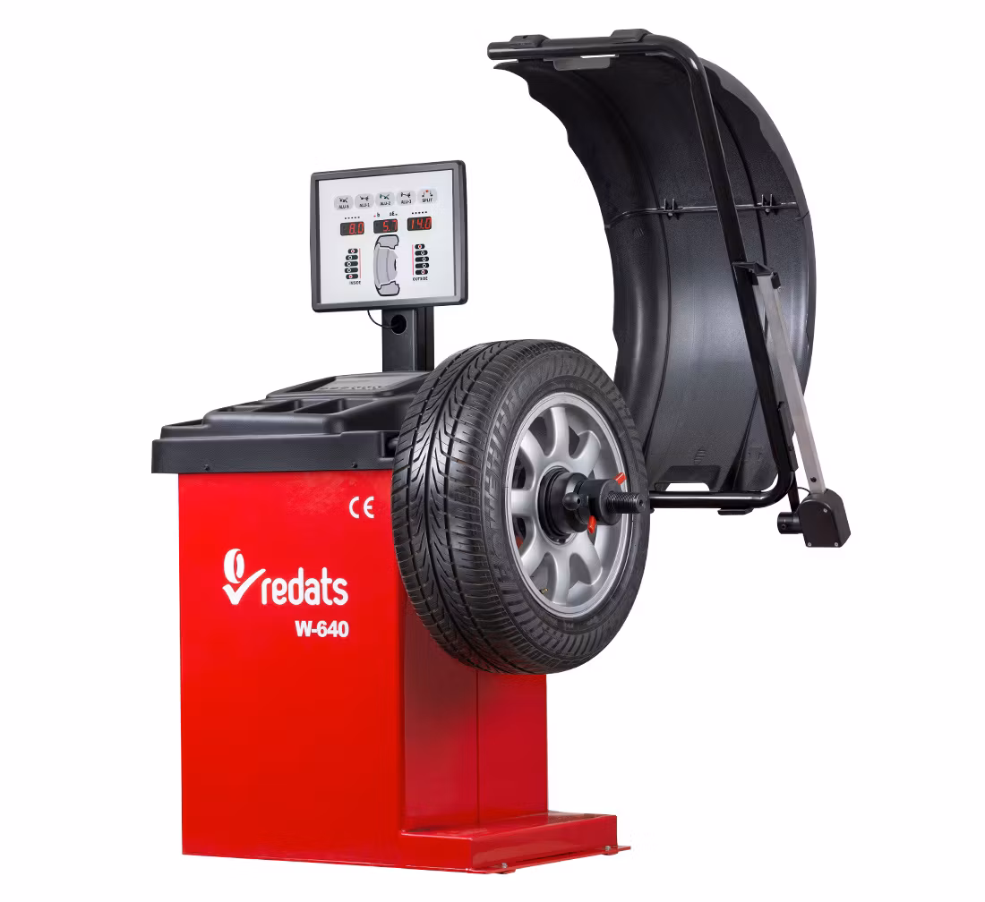 Balanseringsmaskin- REDATS W-640 Automatisk avläsning hjuldata!