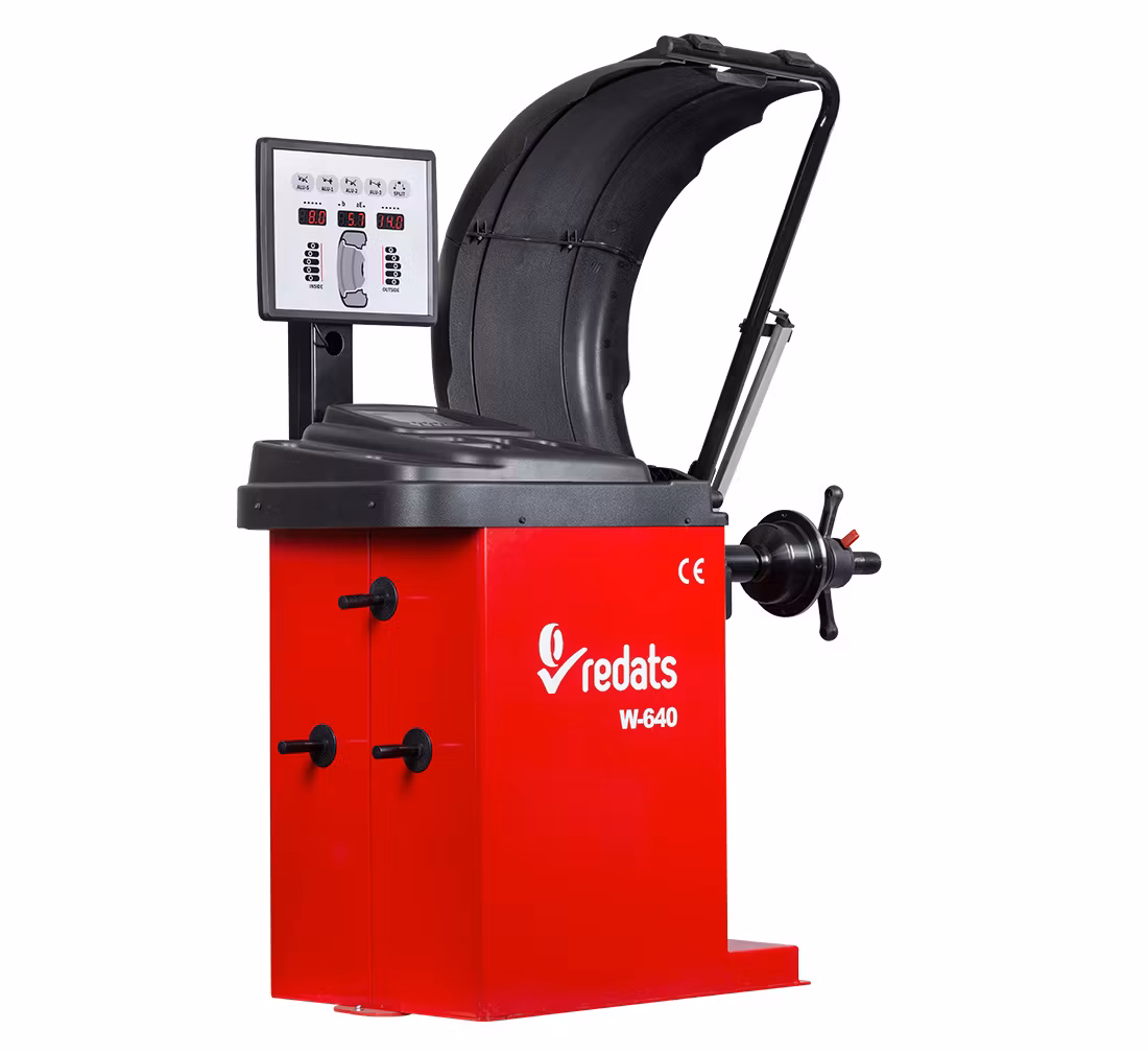 Balanseringsmaskin- REDATS W-640 Automatisk avläsning hjuldata!