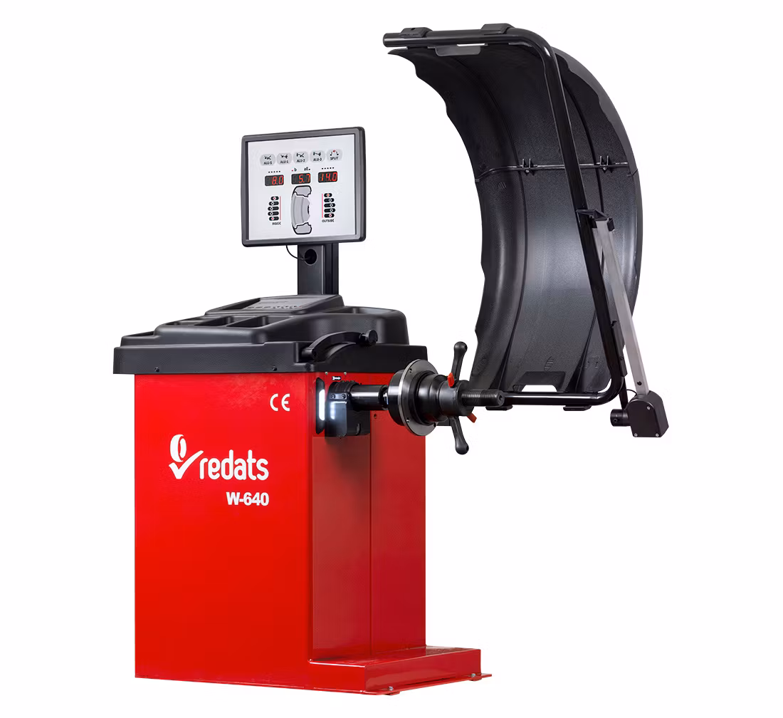 Balanseringsmaskin- REDATS W-640 Automatisk avläsning hjuldata!