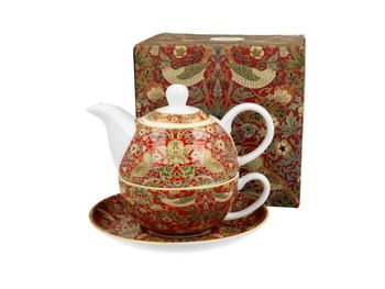 William Morris - Tekanna & tekopp Strawberry Thief
