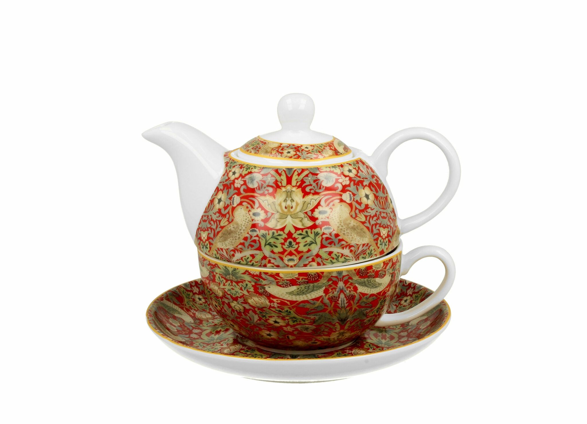 William Morris - Tekanna & tekopp Strawberry Thief