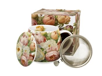 Summer Peony - Tekopp XL med tesil