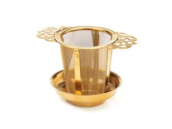 Tesil i guld med fat