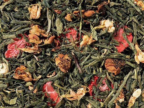 Vitt te- Strawberry Blossom