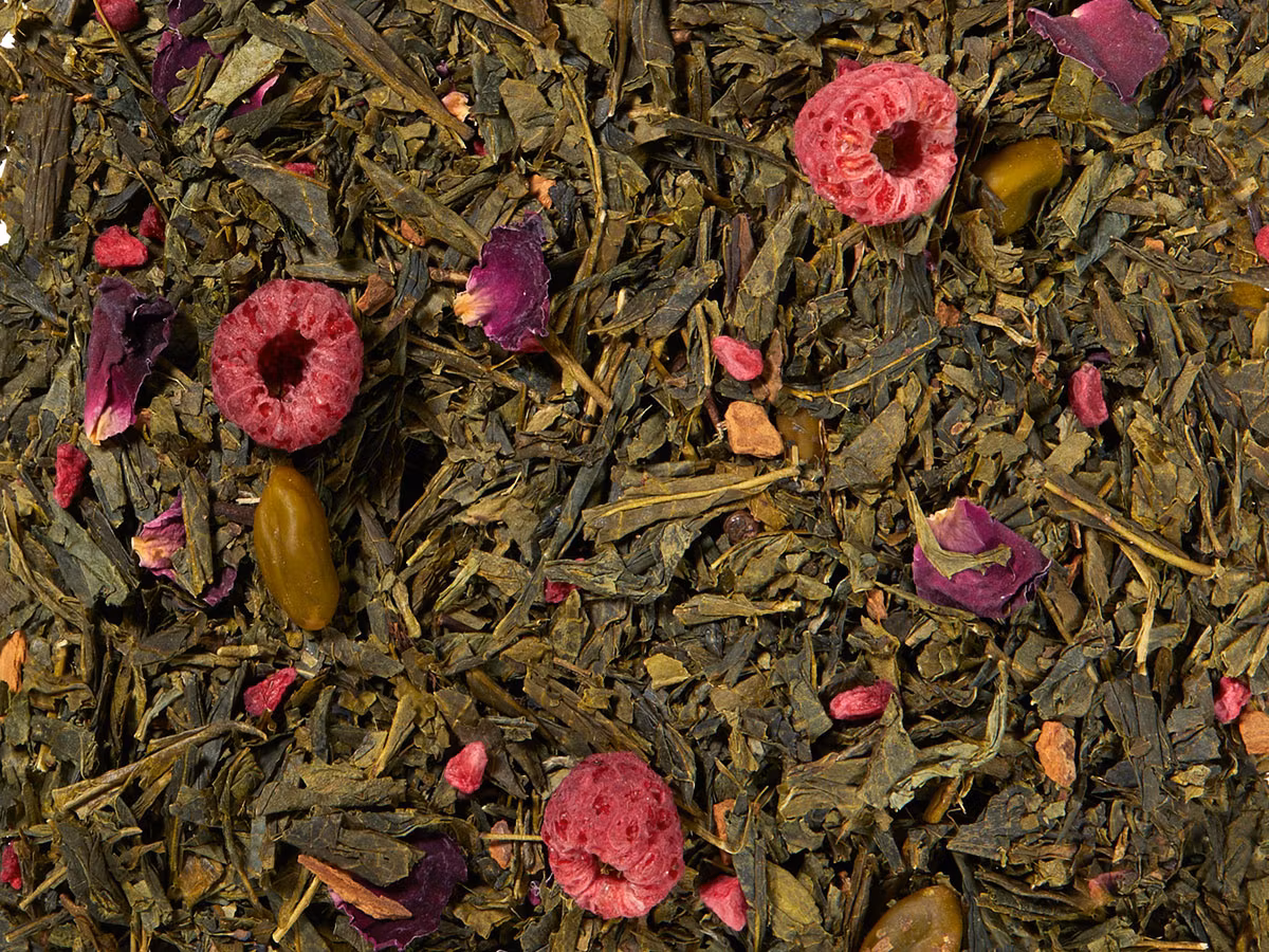 Hallon & Pistage Grönt te " Dubai Tea"