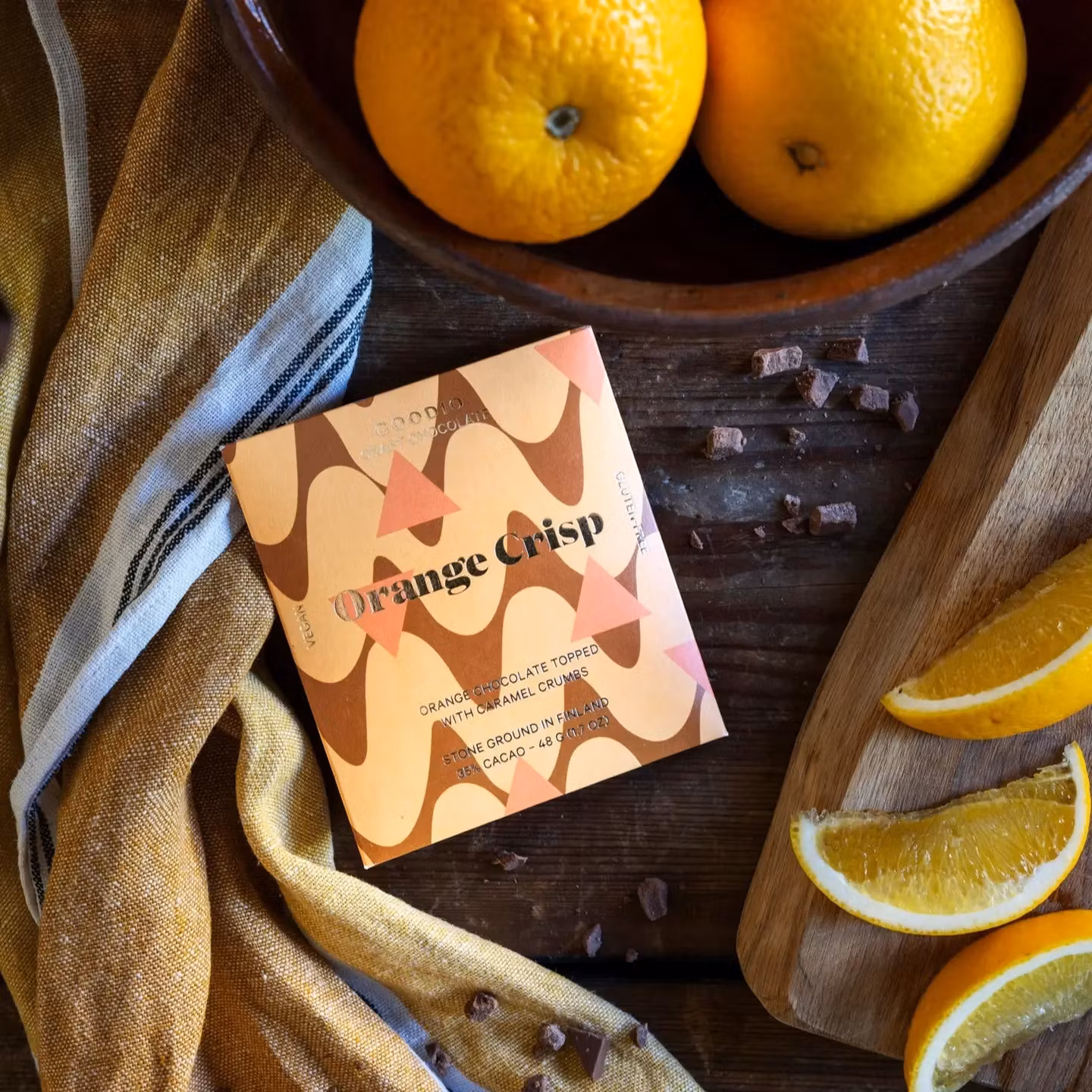 Goodio Chocolate - Orange Crisp